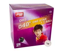 Ping Pong Balls - DHS DJ40+ 1 Star 120Pk
