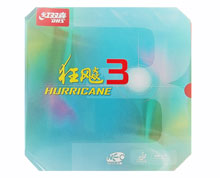 DHS Table Tennis Rubber Hurricane 3 Neo 39/2.15mm - [RED]