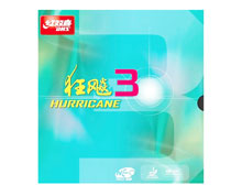DHS Table Tennis Rubber Hurricane 3 Neo 39/2.10mm - [BLACK]