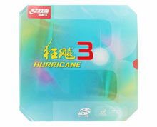 DHS Table Tennis Rubber Hurricane 3 Neo 40/2.10mm - [RED]