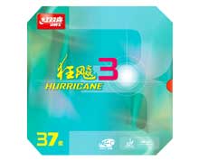 DHS Table Tennis Rubber Hurricane 3 Neo 37/2.10mm - [RED]